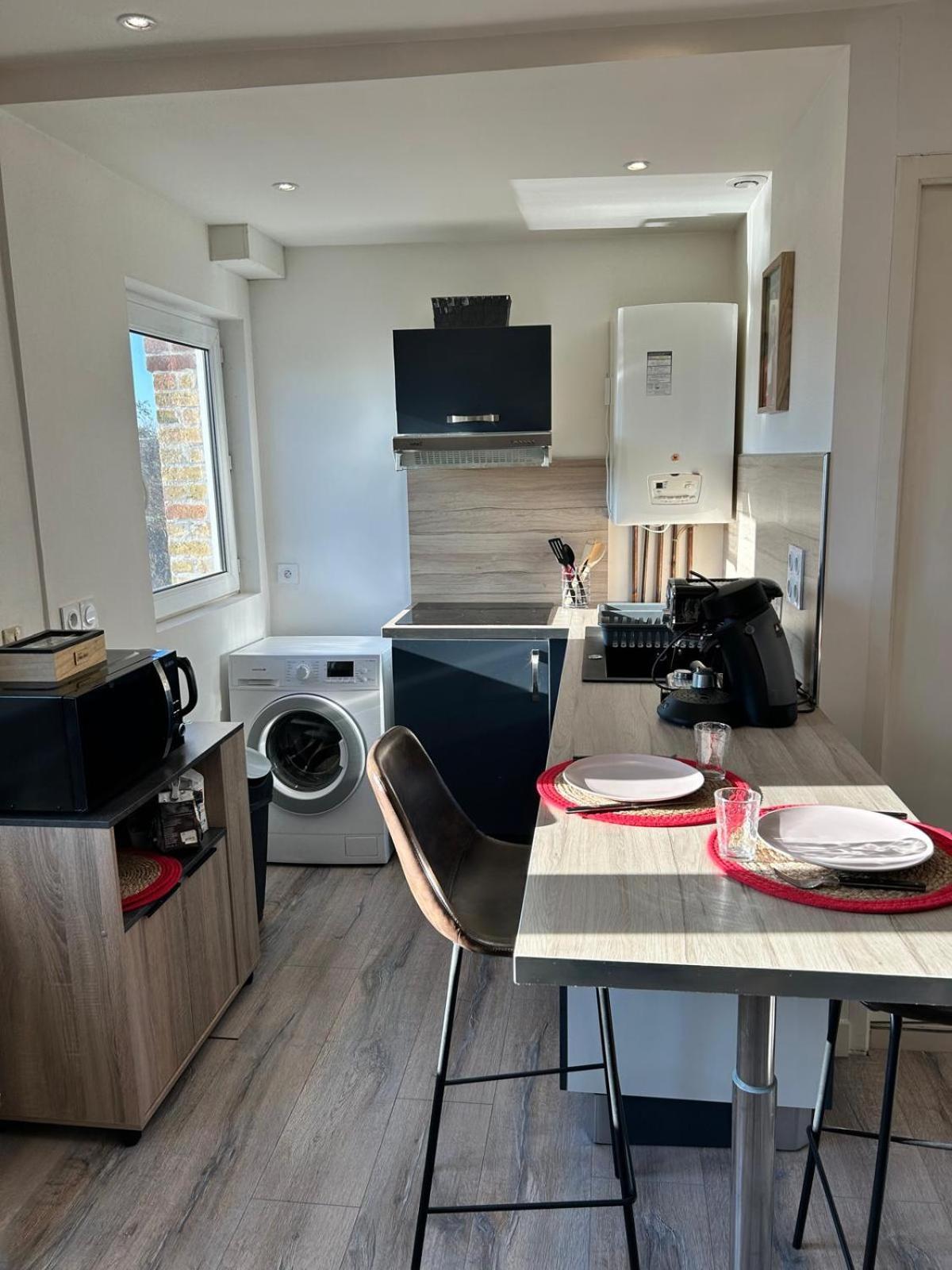 Appartement F2 Meuble Dunkirk Bagian luar foto